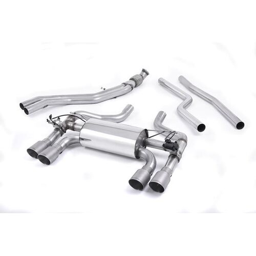 MILLTEK выхлопная система (средняя и задняя часть) Quad 90mm GT90 BMW 2 Series F87 M2 Coupe