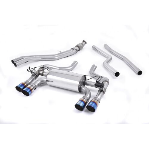 MILLTEK выхлопная система (средняя и задняя часть) Quad 90mm GT90 BMW 2 Series F87 M2 Coupe