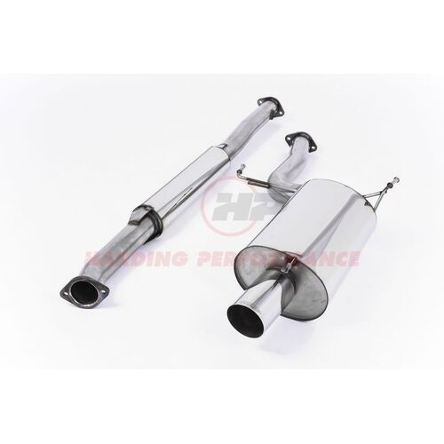 MILLTEK выхлопная система (средняя и задняя часть) 127mm Special Mitsubishi Lancer Evolution 7  VII and Evo 8  VIII 2.