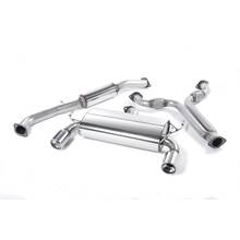 MILLTEK выхлопная система (средняя и задняя часть) Dual 100mm Meteor Nissan 350Z 3.5 V6