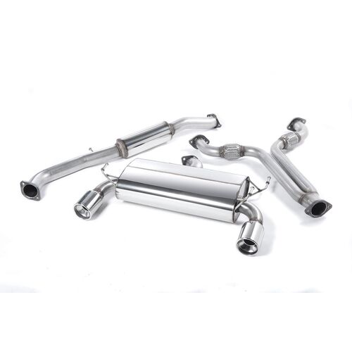 MILLTEK выхлопная система (средняя и задняя часть) Dual 100mm Meteor Nissan 350Z 3.5 V6