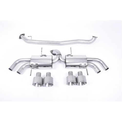 MILLTEK Secondary выхлопная система (средняя и задняя часть) Quad 127mm GT127 Nissan GTR R35