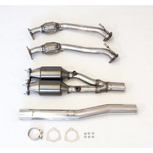 MILLTEK SSXVW180 Hi-Flow Sports Cats Volkswagen Golf MK5 R32 3.2 V6
