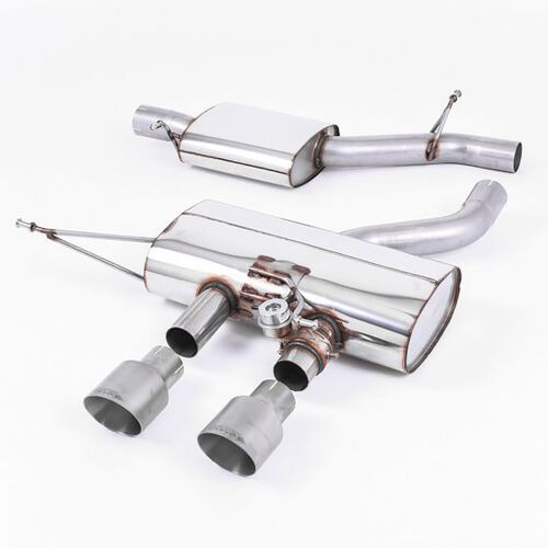 MILLTEK SSXVW164 выхлопная система (средняя и задняя часть) Dual 100mm GT100 Volkswagen Golf Mk6 R 2.0 TSI 270PS