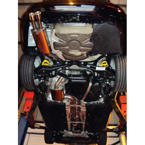 MILLTEK SSXSK006 Выхлопная система с резонатором для SKODA Octavia RS MK2