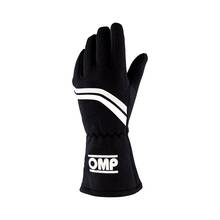 OMP IB746LAMBNL Перчатки для автоспорта DIJON Lamborghini COLLECTION, FIA, чёрные, р-р L