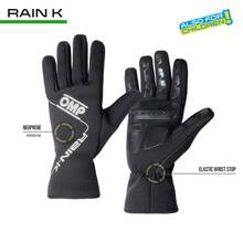 OMP KK02739071004 Перчатки RAIN K, неопрен дождь, черный, р-р 4 детский