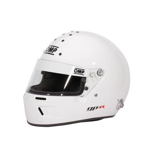 OMP Шлем закрытый GP-R FIA 8859-2015 белый р-р L