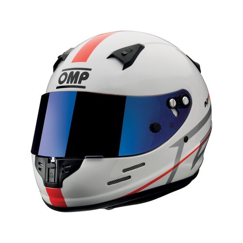 OMP SC790E020S Шлем для картинга KJ-8 EVO закрытый, CMR 2016, белый, иридиевый визор в комплекте, р-р S - 54-55 - OMP SC790E020S Шлем для картинга KJ-8 EVO закрытый, CMR 2016, белый, иридиевый визор в комплекте, р-р S - 54-55 -