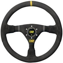 OMP Руль WRC, замша, черный, диам.350мм, вылет 70мм