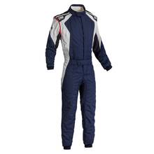 OMP IA0185404642 Комбинезон для автоспорта FIRST EVO, FIA, темно-синийсеребристый, р-р 42