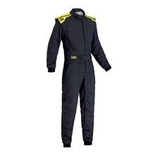 OMP IA01828B18444 Комбинезон для автоспорта FIRST-S SUIT MY2017, FIA, антрацитфлюор. жёлтый, р-р 44