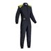 OMP IA01828B18444 Комбинезон для автоспорта FIRST-S SUIT MY2017, FIA, антрацитфлюор. жёлтый, р-р 44