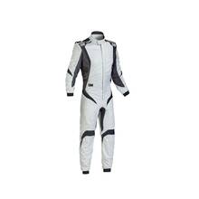 OMP IA0185208346 Комбинезон для автоспорта ONE-S1, FIA, серебристыйчерный, р-р 46