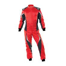 OMP Комбинезон TECNICA EVO омологация FIA 8856-2018  красный/черный р-р 44