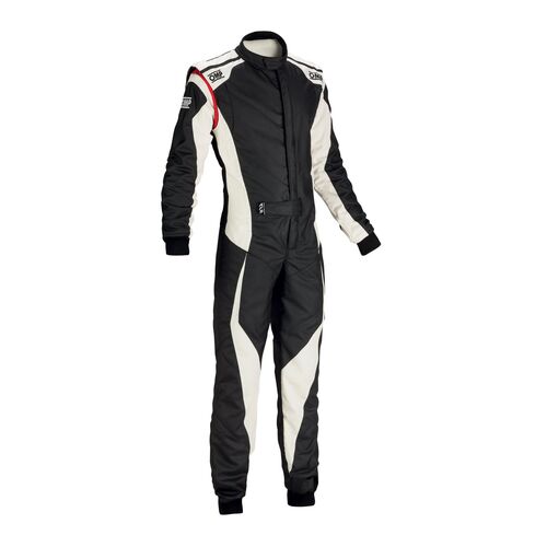 OMP IA0184407664 Комбинезон FIA TECNICA EVO, черныйбелый, р-р 64