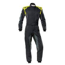 OMP Комбинезон TECNICA HYBRID омологация FIA 8856-2018 черный/желтый р-р48