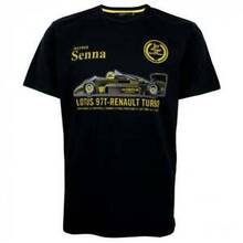 Racing Legends ASF-15-122_l Футболка Ayrton Senna N° 12 Classic Team Lotus  - черный -  размер L