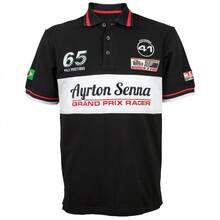 Racing Legends AS-GP-16-500_L Поло Ayrton Senna Grand Prix р-р L