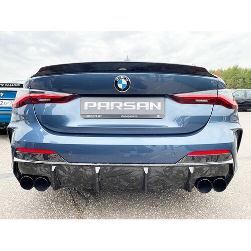 Parsan задний карбоновый диффузор для BMW 4-series G22/G23 (штампованный карбон)
