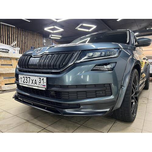 Parsan Сплиттер переднего бампера для Skoda Kodiaq Parsan Сплиттер переднего бампера для Skoda Kodiaq