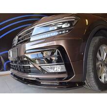 Передняя губа для VW Tiguan (mk2) R-Line / Sportline (пластик)