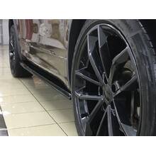 Накладки под пороги для VW Tiguan (mk2) R-Line / Sportline (пластик)