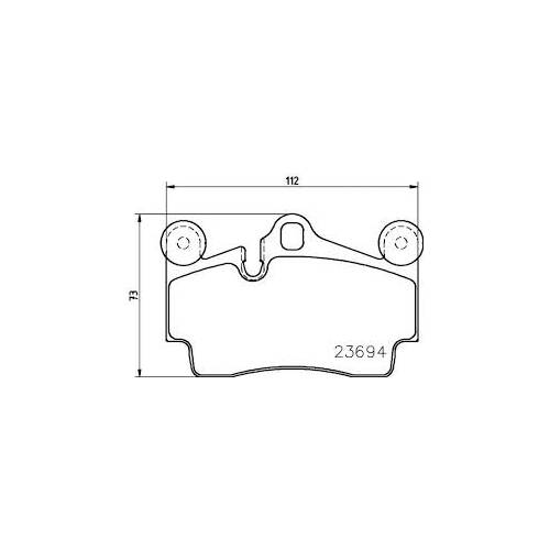 PowerStop Z23 задние тормозные колодки для Porsche 911 Carrera (996/997.1)/Cayman/Boxster (986/987) PowerStop Z23 задние тормозные колодки для Porsche 911 Carrera (996/997.1)/Cayman/Boxster (986/987)