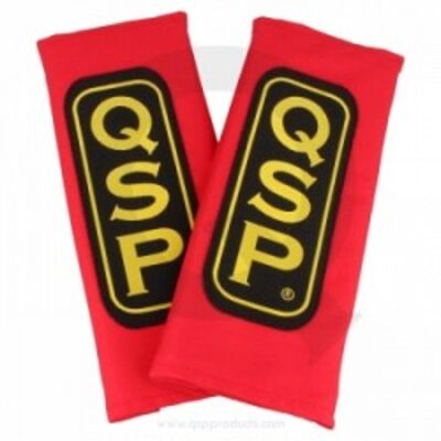 QSP QSPSCHOU R Накладки на ремни безопасности 3, красные