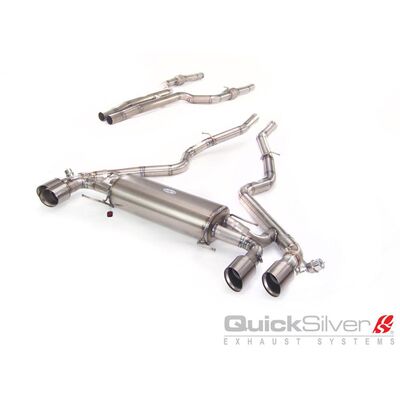 QuickSilver Exhausts Sport System w/ Active Valves, ALFA ROMEO Giulia Quadrifoglio V6, артикул AR954S