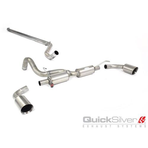 QuickSilver Exhausts Titanium System, ABARTH 500 595 695 All versions, артикул FT595T