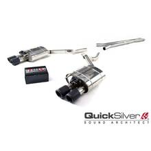 QuickSilver выхлопная система (с клапанами) with X-pipe and Carbon Tips, FORD Mustang GT 5.0, артикул FD268A