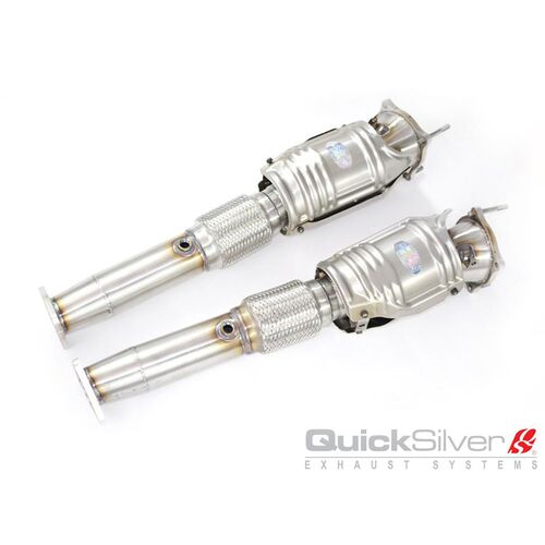 QuickSilver даунпайпы со спорт катами (200 cpsi), Honda NSX, артикул HA509S