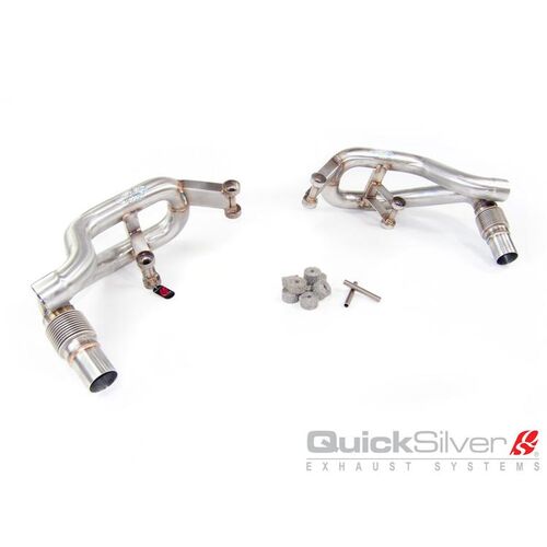 QuickSilver Exhausts Second Silencer Delete Pipes, Porsche 911 (991 Gen 1), артикул PS919S QuickSilver Exhausts Second Silencer Delete Pipes, Porsche 911 (991 Gen 1), артикул PS919S