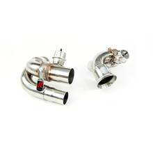 QuickSilver Exhausts Sport Side Muffler Deletes w/Valves, Porsche 911 GT3 and RS inc 4.0 (997 Gen1  and Gen2), артикул PS897S