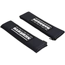 SCHROTH 00229 Накладки на ремень Belt pad 3 “76 mm черные logo silver