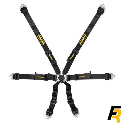 SCHROTH 94530-2 Ремень безопасности 6-ти точечный 2“50 mm Flexi 2x2 красный
