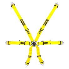 SCHROTH 94530-H3 Ремень безопасности 6-ти точечный 2“50 mm Flexi 2x2 желтый