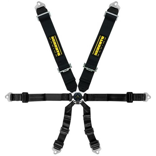 SCHROTH 94560-0 Ремень безопасности 6-ти точечный Clubman 3x2 FIA 8853-2016 черный