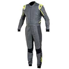 ALPINESTARS Комбинезон (FIA) GP TECH (тем.серый/черный/флюор.желтый, р-р 52)