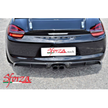 SFORZA Задний карбоновый диффузор для Porsche 981 Boxster Spyder/Cayman GT4
