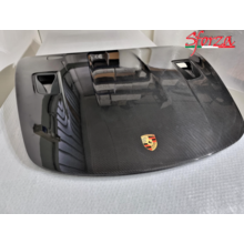 SFORZA Карбоновый капот с воздухозаборниками NACA (открытыми) матовый для Porsche 911 991 mk1/2 Turbo/GT2/GT3/RS 
