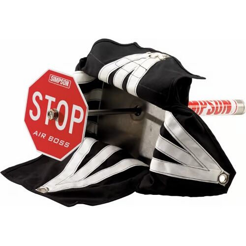 SIMPSON 42030BK Тормозной парашют 8-футовый, Черный Air Boss 8 Chute-black