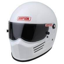 SIMPSON 6200041F Шлем для автоспорта закрытый BANDIT белый, FIA 8859-15, р-р XL