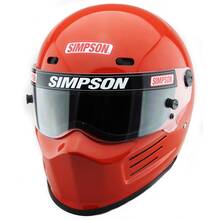 SIMPSON 6210024 Шлем для автоспорта  - SNELL SA 2015 -  SUPER BANDIT, красный, р-р MED