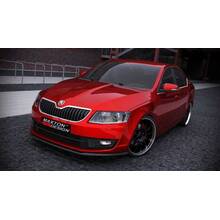 Maxton Design Передняя губа для Skoda Octavia 3