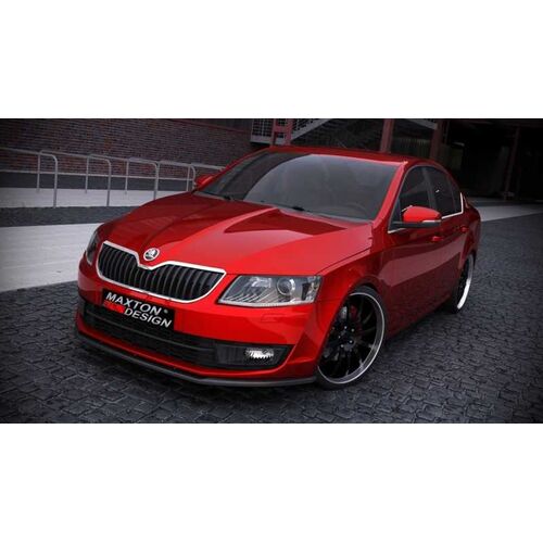 Maxton Design Передняя губа Skoda Octavia 3