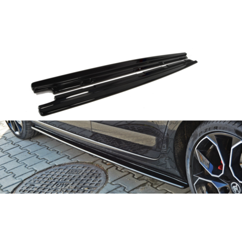 Maxton Design Накладки на пороги для Skoda Octavia 3 RS