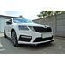 Maxton Design Передняя губа Skoda Octavia 3 RS Facelift v.2