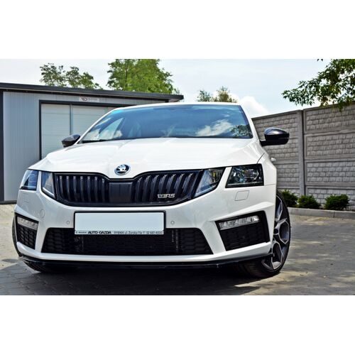 Maxton Design Передняя губа Skoda Octavia 3 RS Facelift v.1